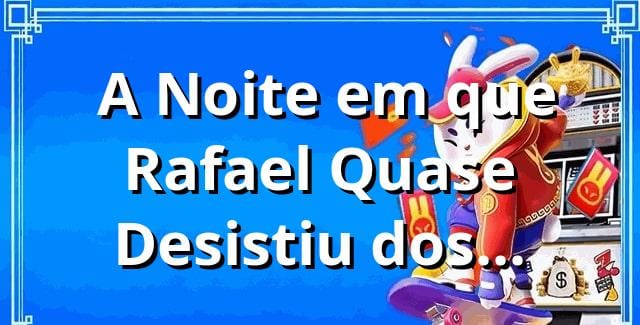 🔥 A Noite em que Rafael Quase Desistiu dos Cassinos... Até Conhecer a Plataforma XX8